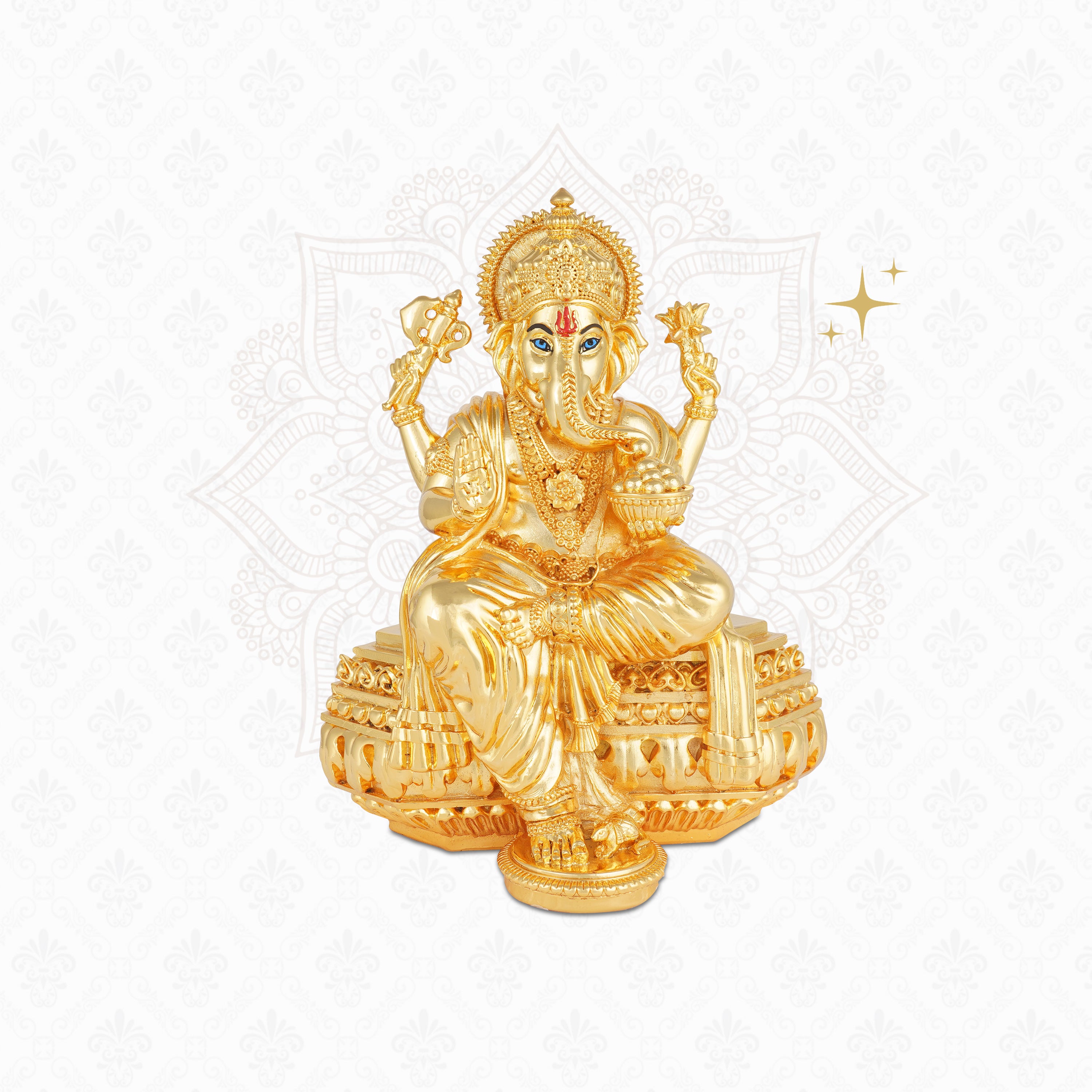 Golden Ganesha - GMIDG6RG-0002